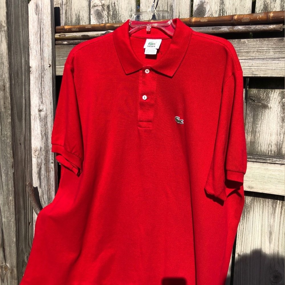 Lacoste Polo Shirt Men’s Vibrant Red
